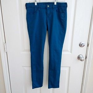 DONATING 8/1 Super Skinny jeans TEAL Arizona Jeans